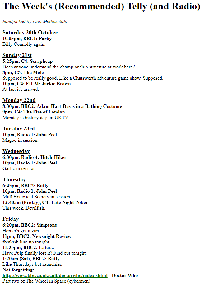 tv.html - October 2001