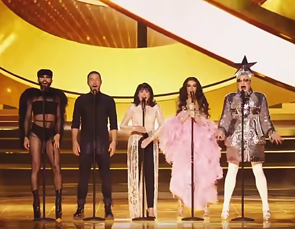 Conchita Wurst, Måns Zelmerlöw, Eleni Foureira, Verka Serduchka